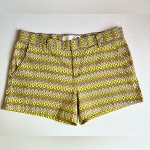 Joe Fresh•70’s Geometric pattern shorts•sz 10